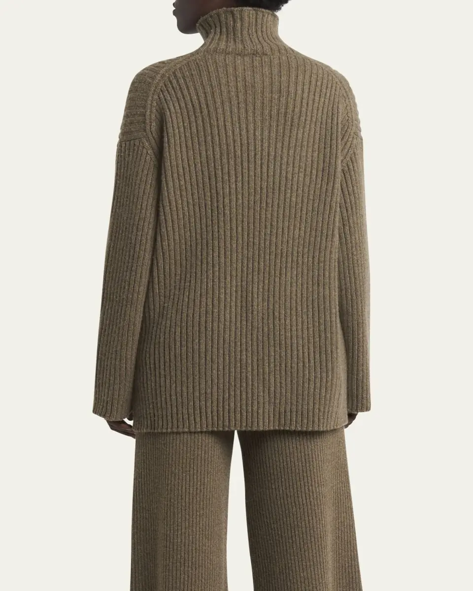 Loro Piana Fobello Cashmere Turtleneck Sweater | Thumbnail 3