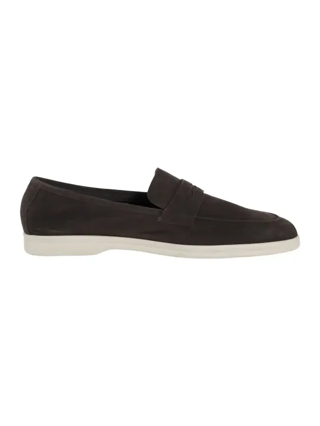 Essenziale Suede Penny Loafers