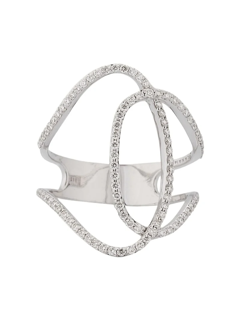 14K Gold Skinny Illuminating Diamond Ring