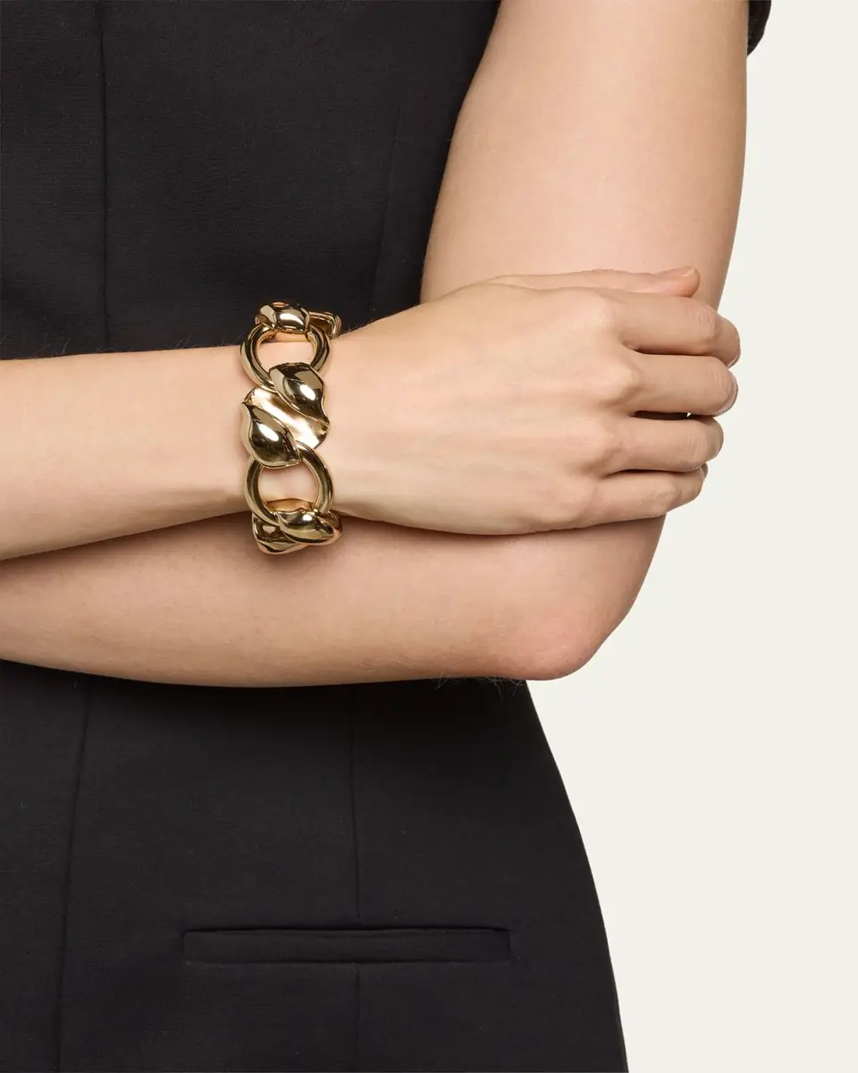 Saint Laurent Shell Link Bracelet | Thumbnail 3 Saint Laurent Shell Link Bracelet | Thumbnail 3