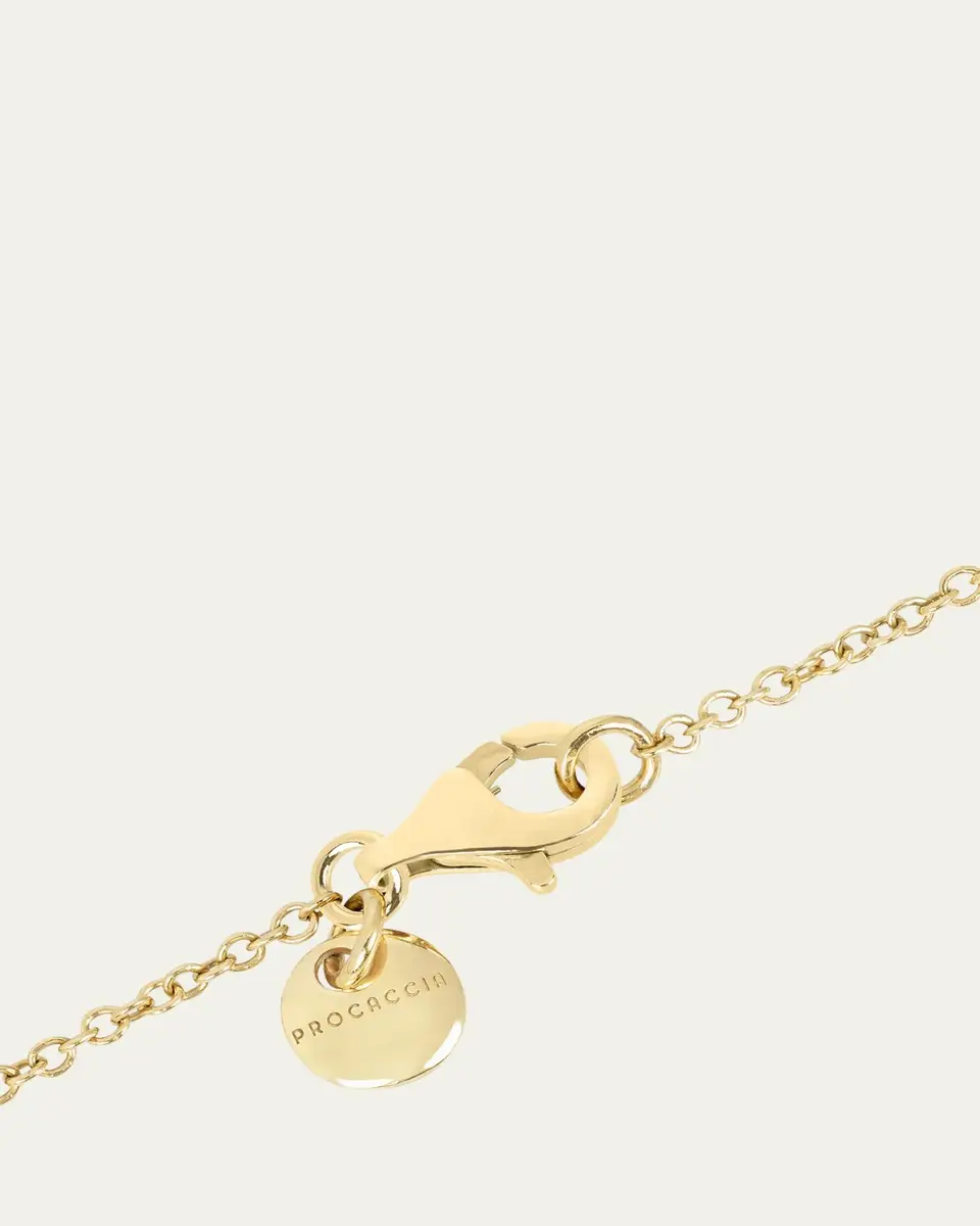 Procaccia Jewelry 18K Gold Hebrew ZADI Initial Necklace | Thumbnail 7 Procaccia Jewelry 18K Gold Hebrew ZADI Initial Necklace | Thumbnail 7
