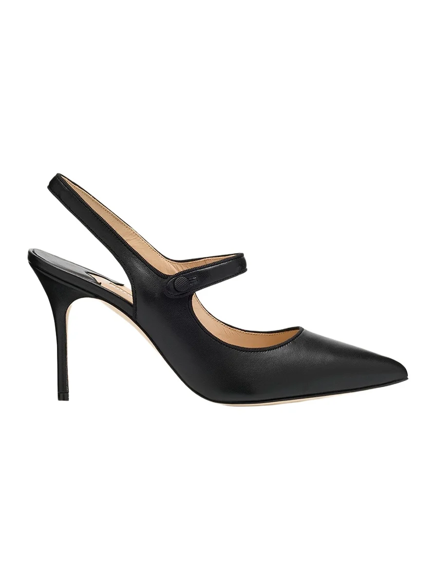 Camparisli Leather Mary Jane Slingback Pumps