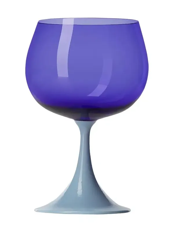 NasonMoretti Burlesque Light Blue/Blue Wine Glass, 29 oz.