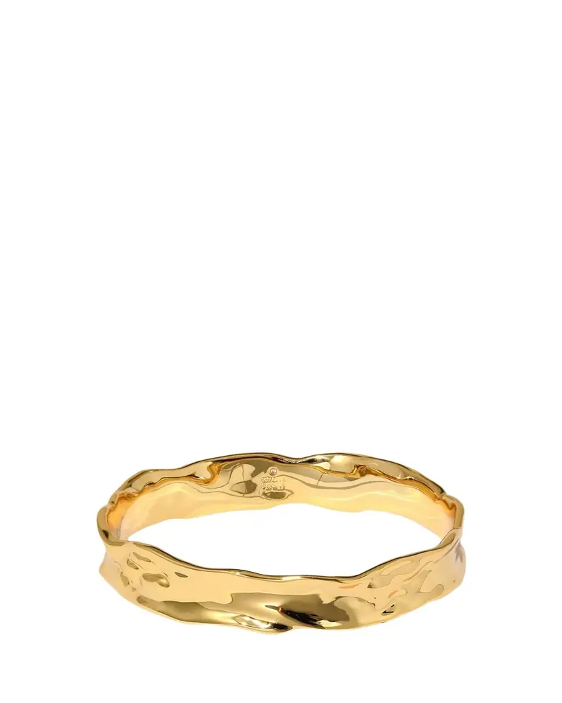 Alexis Bittar Brut Gold Strap Bangle | Image 1 Alexis Bittar Brut Gold Strap Bangle | Image 1