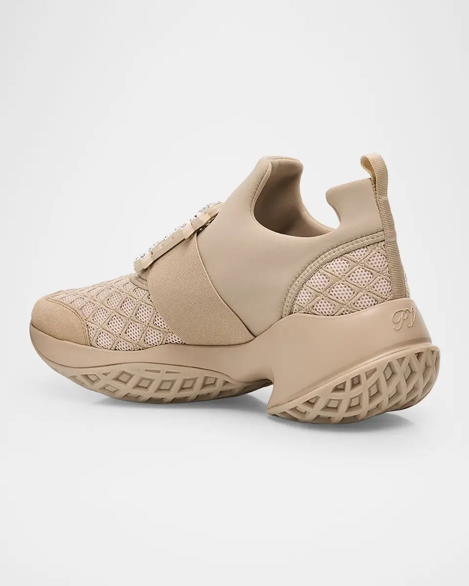 Roger Vivier Viv Run Strass Buckle Chunky Sneakers | Thumbnail 3 Roger Vivier Viv Run Strass Buckle Chunky Sneakers | Thumbnail 3