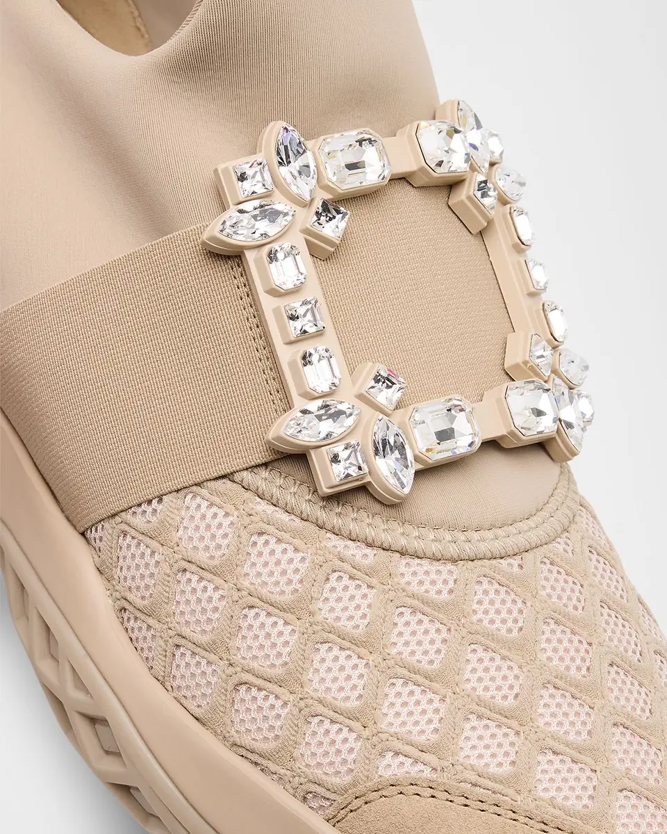 Roger Vivier Viv Run Strass Buckle Chunky Sneakers | Thumbnail 4 Roger Vivier Viv Run Strass Buckle Chunky Sneakers | Thumbnail 4