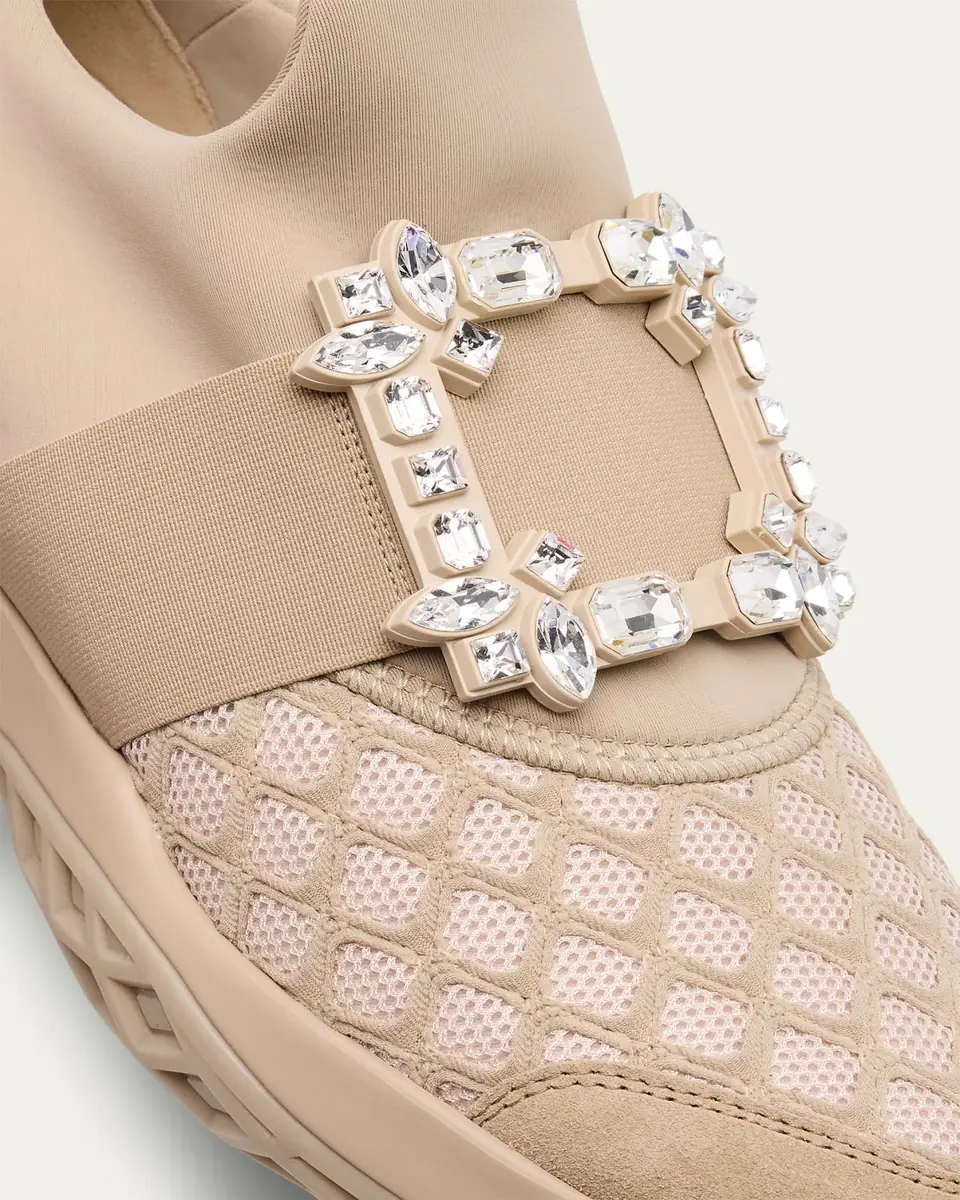 Roger Vivier Viv Run Strass Buckle Chunky Sneakers | Thumbnail 10 Roger Vivier Viv Run Strass Buckle Chunky Sneakers | Thumbnail 10
