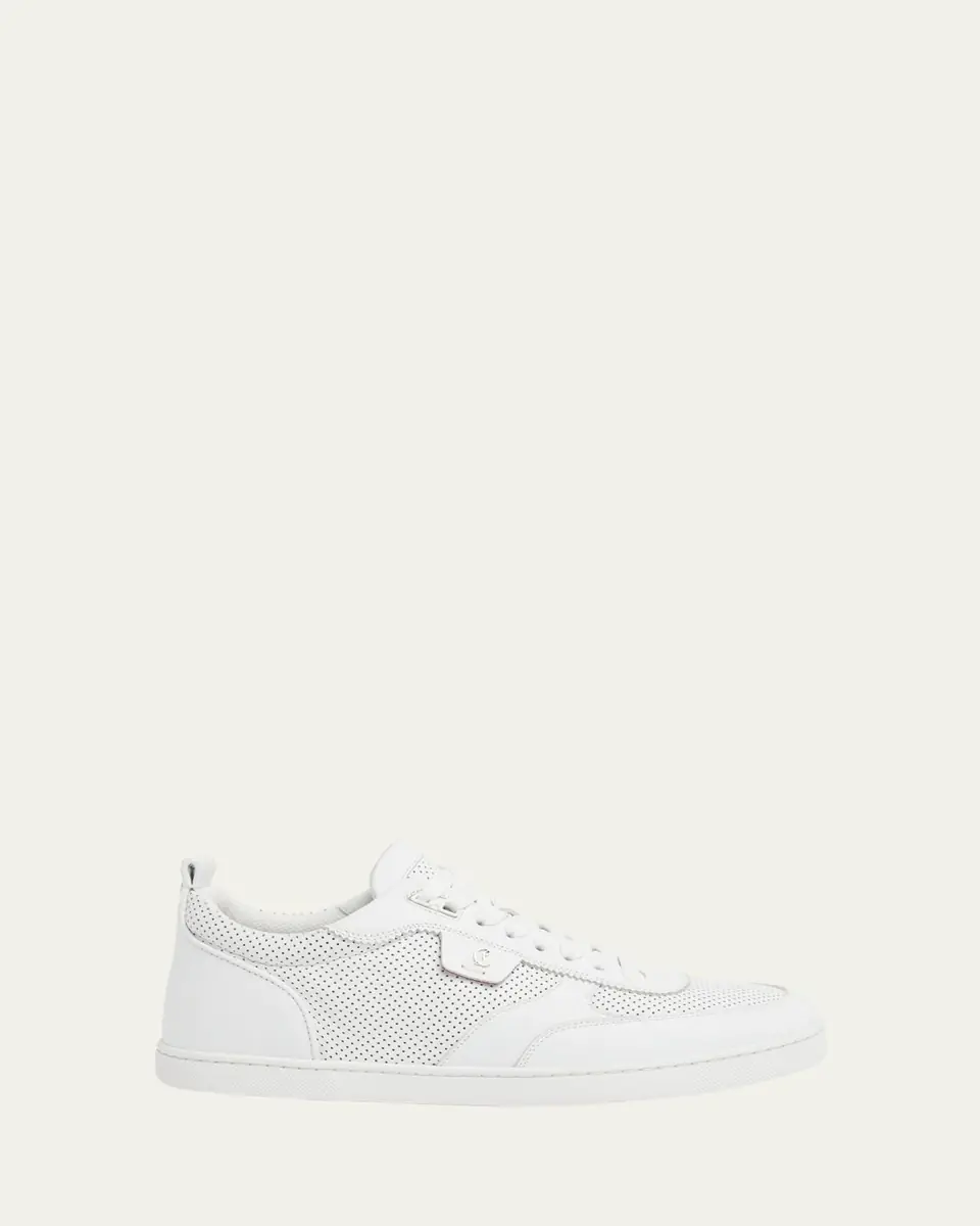 Christian Louboutin Men's Tutti Rui Leather Low-Top Sneakers | Thumbnail 2 Christian Louboutin Men's Tutti Rui Leather Low-Top Sneakers | Thumbnail 2