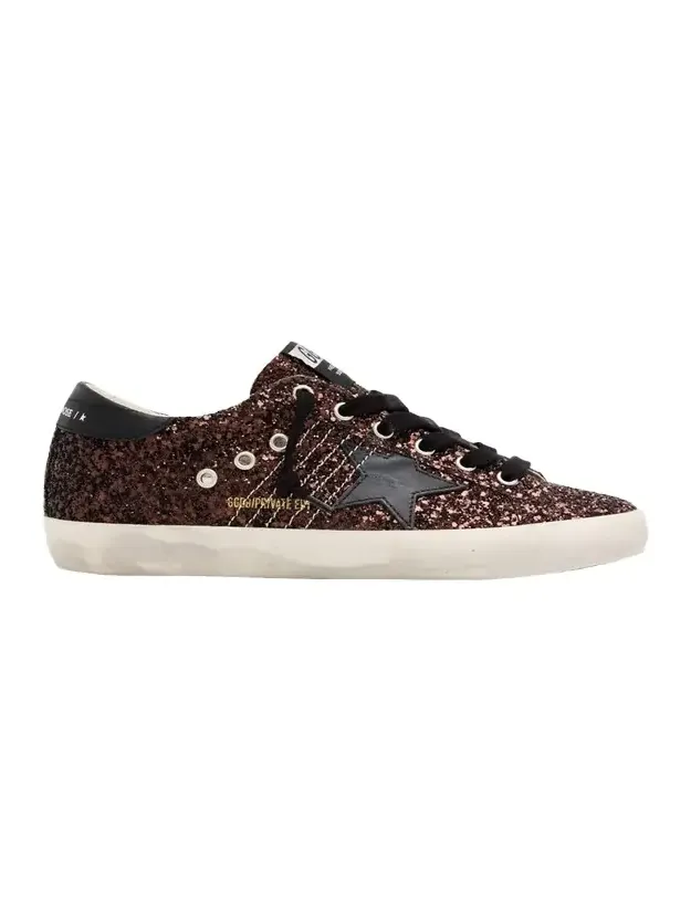 Golden Goose Super-Star Low-Top Glitter Sneakers
