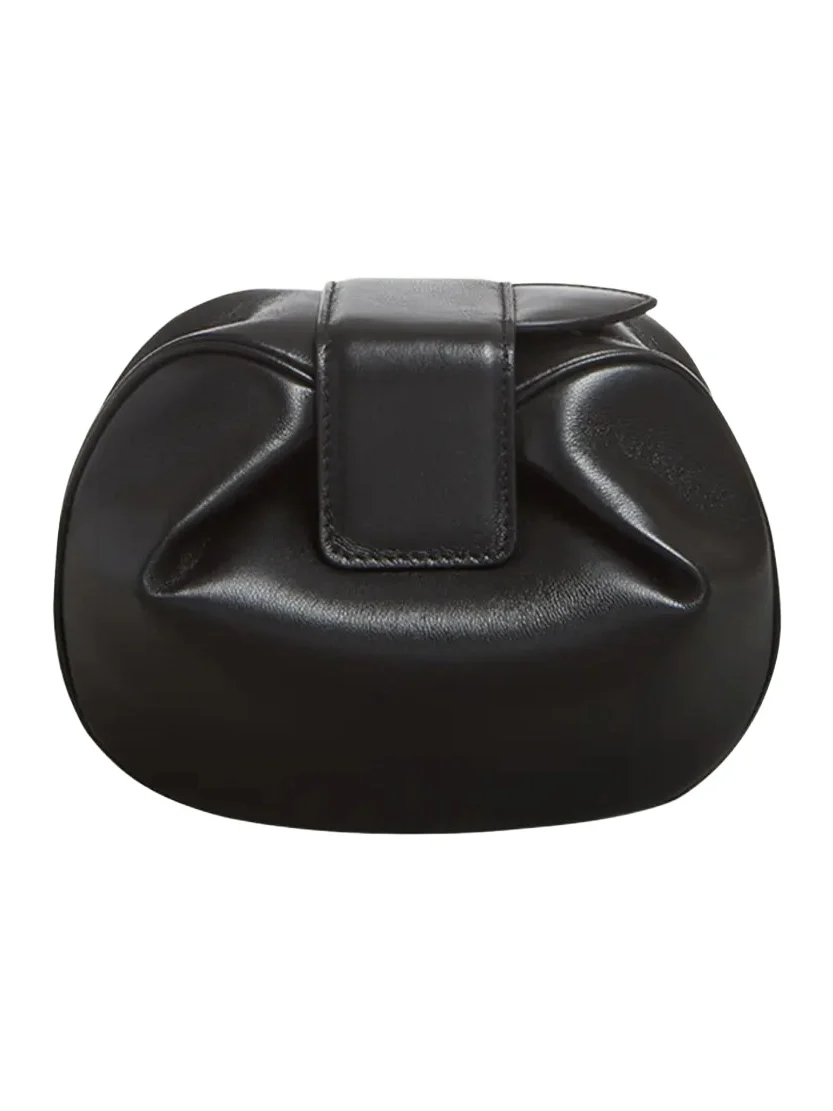 Demi Lamb Leather Clutch Bag