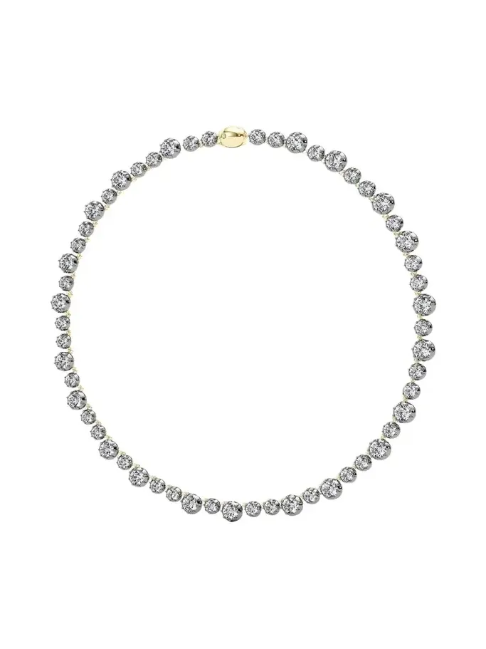 18K Georgian Cut Lab Grown Diamond Necklace 18K Georgian Cut Lab Grown Diamond Necklace