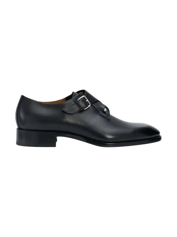 Men's Chambeli Monk-Strap Leather Loafers