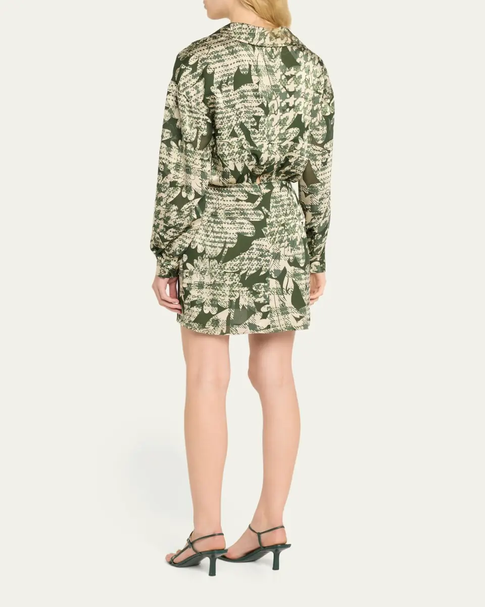 Ramy Brook Palmer Satin Mini Dress | Thumbnail 3 Ramy Brook Palmer Satin Mini Dress | Thumbnail 3