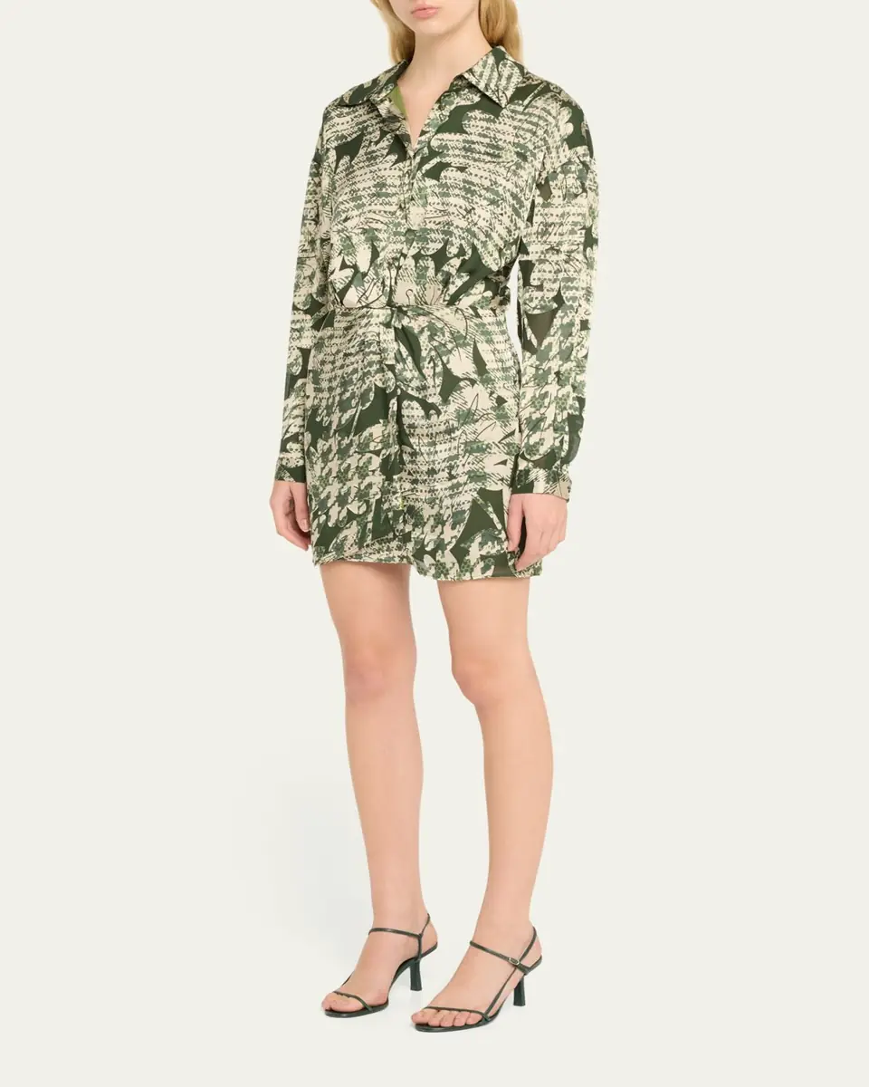 Ramy Brook Palmer Satin Mini Dress | Thumbnail 4 Ramy Brook Palmer Satin Mini Dress | Thumbnail 4