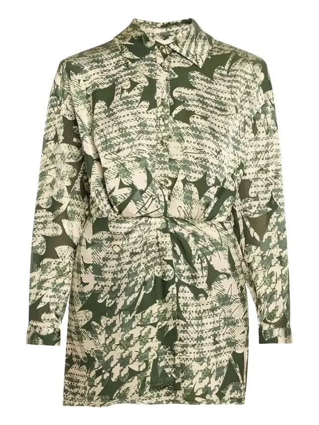 Ramy Brook Palmer Satin Mini Dress