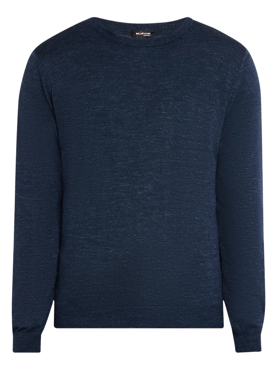 Men's Cashmere and Linen Crewneck Sweater Men's Cashmere and Linen Crewneck Sweater
