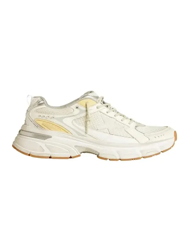 Lightstar Net Mixed Leather Runner Sneakers