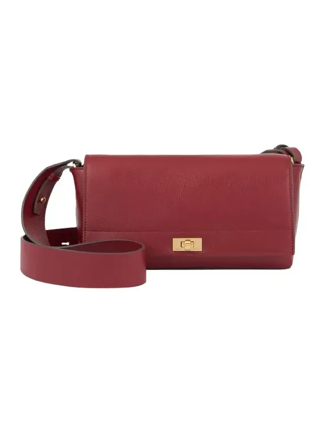 Mortimer Zip Leather Crossbody Bag