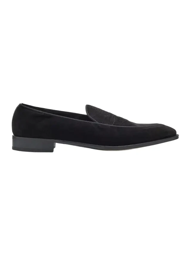 John Lobb Men's Bill Velvet Penny Loafers