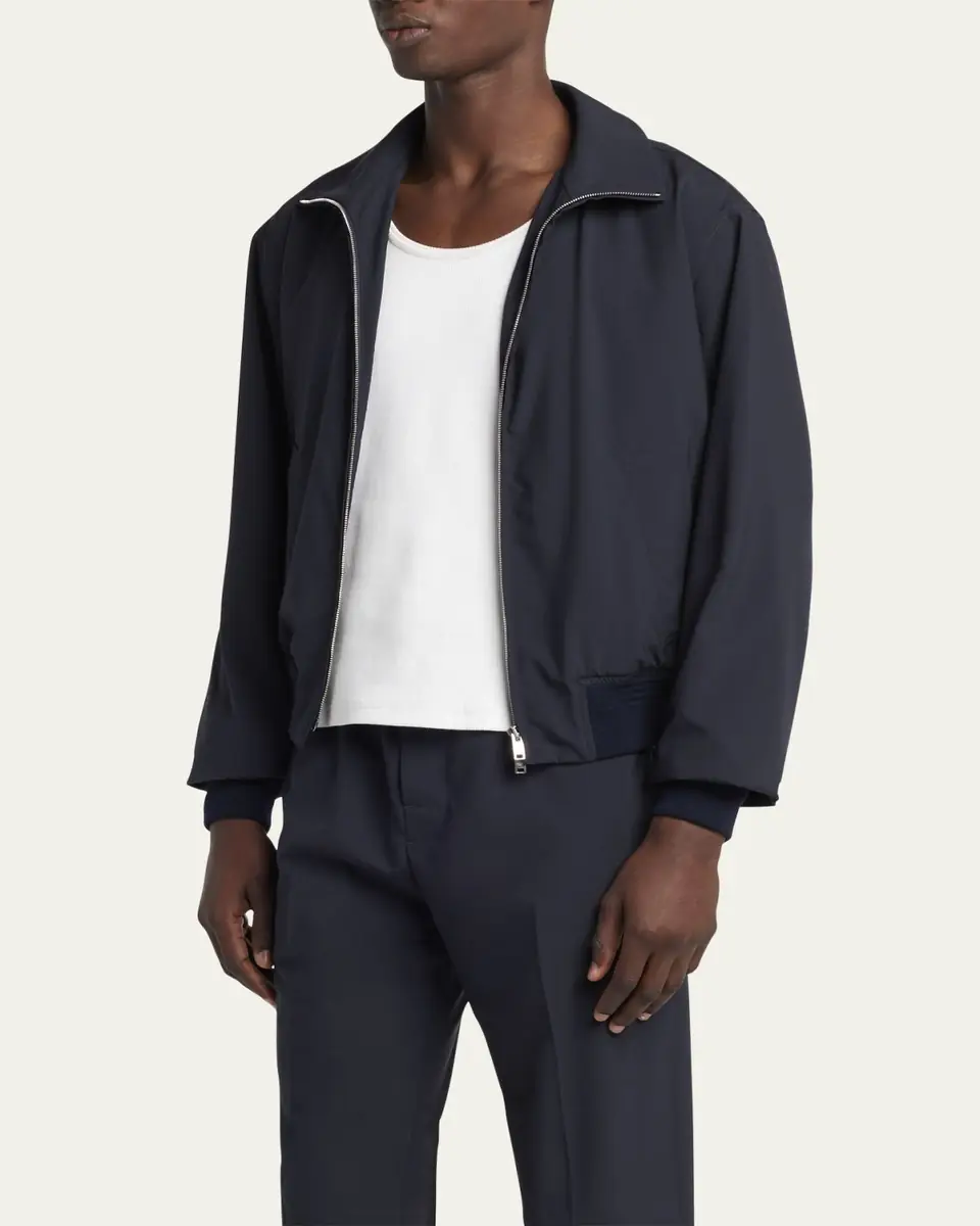 Bottega Veneta Men's Fine Wool-Blend Jacket | Thumbnail 8