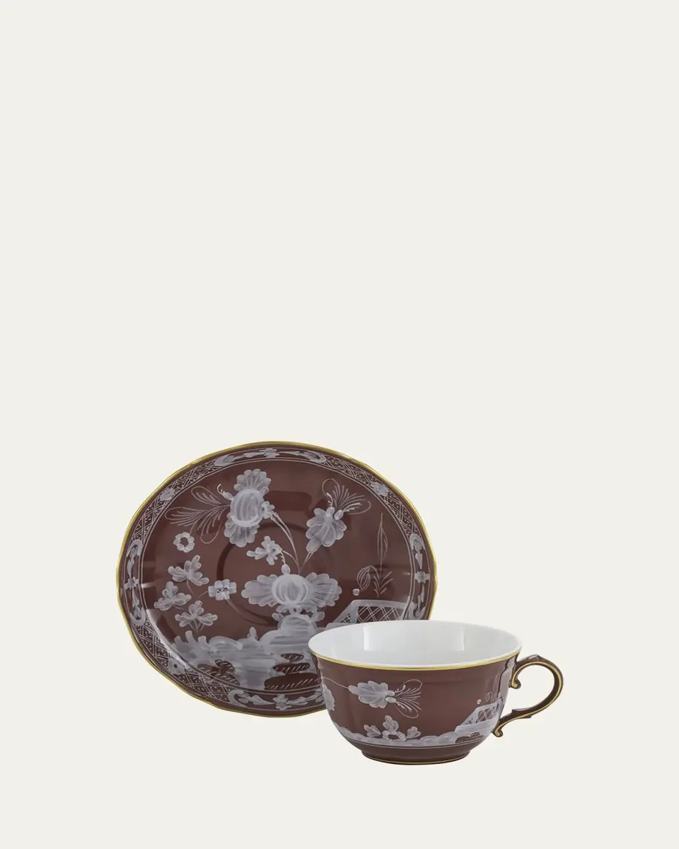 GINORI 1735 Oriente Italiano Castagna Teacup, 7.43 oz. | Thumbnail 3 GINORI 1735 Oriente Italiano Castagna Teacup, 7.43 oz. | Thumbnail 3