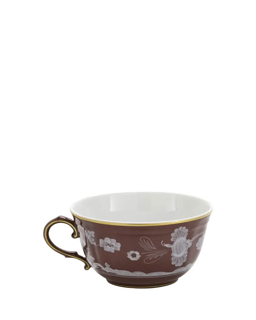 GINORI 1735 Oriente Italiano Castagna Teacup, 7.43 oz.