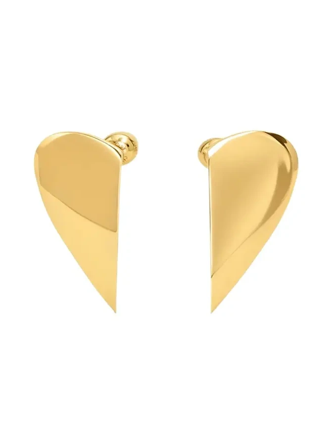 Half Heart-Shaped Earrings