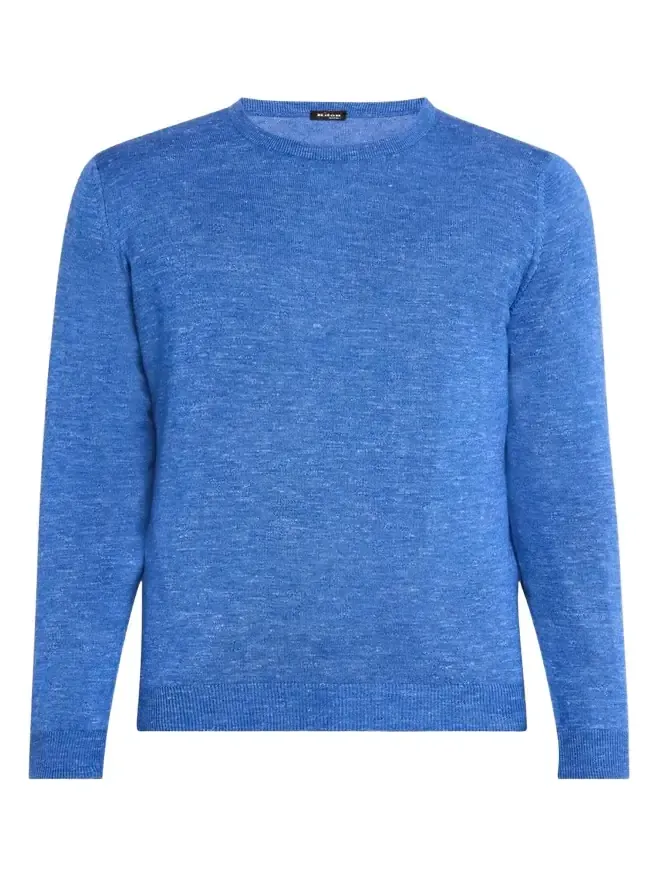 Men's Cashmere and Linen Crewneck Sweater Men's Cashmere and Linen Crewneck Sweater
