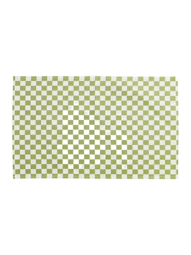 MacKenzie-Childs Green Check Placemats, Set of 4