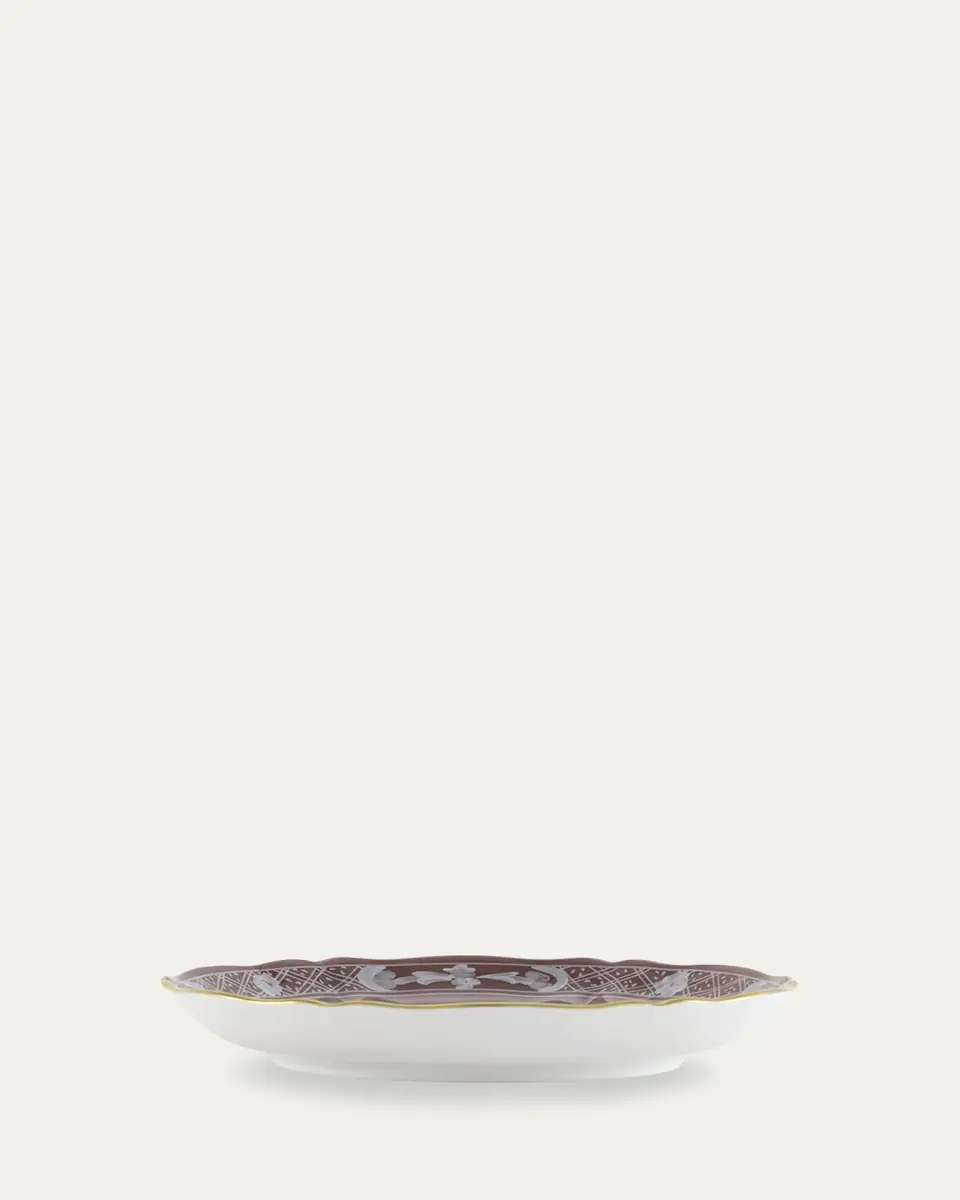 GINORI 1735 Oriente Italiano Castagna Tea Saucer | Thumbnail 2 GINORI 1735 Oriente Italiano Castagna Tea Saucer | Thumbnail 2