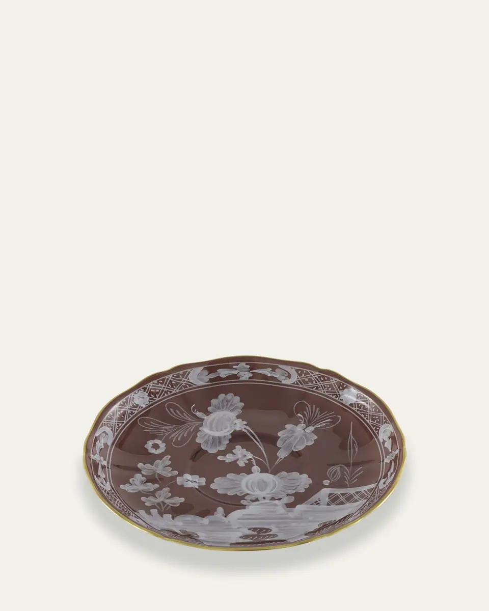 GINORI 1735 Oriente Italiano Castagna Tea Saucer | Thumbnail 3 GINORI 1735 Oriente Italiano Castagna Tea Saucer | Thumbnail 3