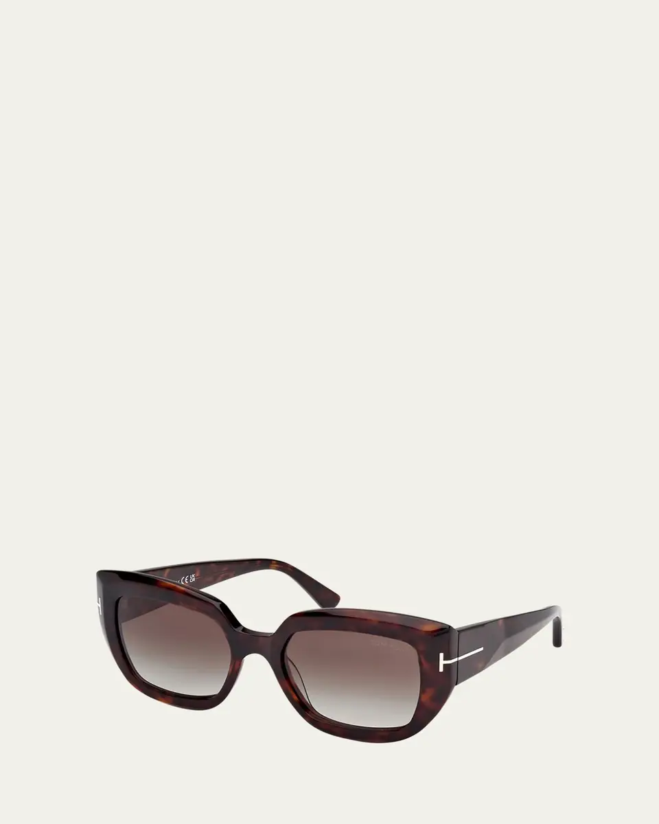 TOM FORD Saltzman Acetate Butterfly Sunglasses | Thumbnail 2