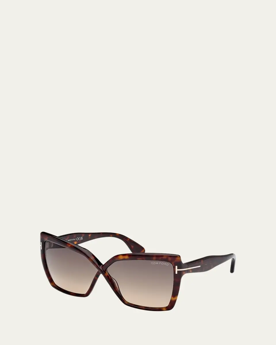 TOM FORD Fiore Acetate Butterfly Sunglasses | Thumbnail 2 TOM FORD Fiore Acetate Butterfly Sunglasses | Thumbnail 2