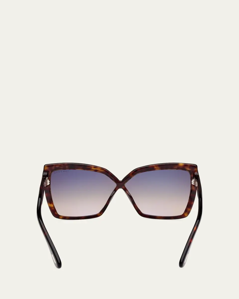 TOM FORD Fiore Acetate Butterfly Sunglasses | Thumbnail 5 TOM FORD Fiore Acetate Butterfly Sunglasses | Thumbnail 5