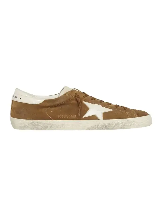 Men's Super Star Low-Top Suede Sneakers
