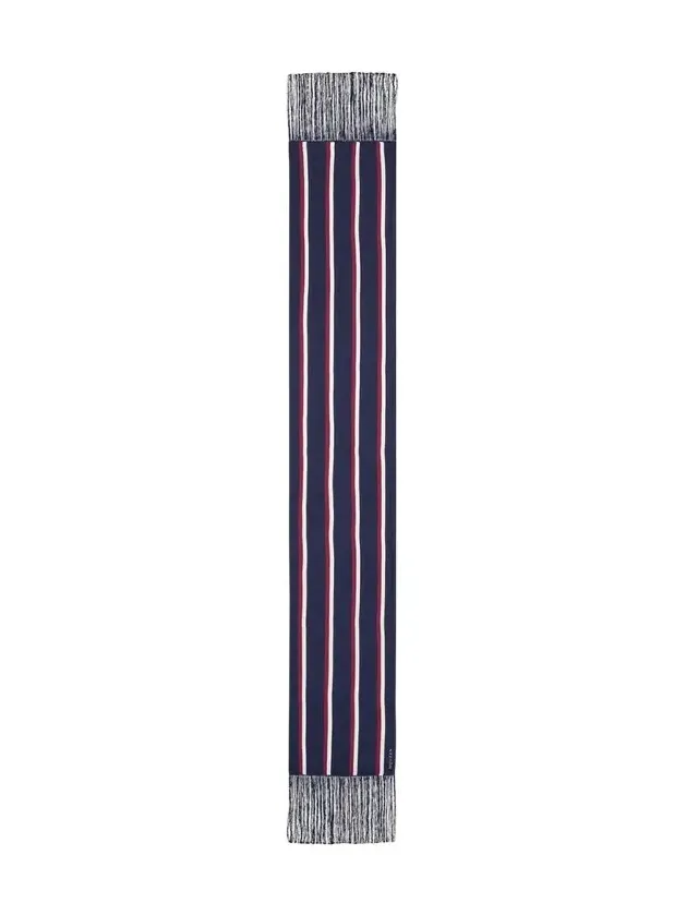 Twill Collegiate-Inspired Silk Scarf Twill Collegiate-Inspired Silk Scarf