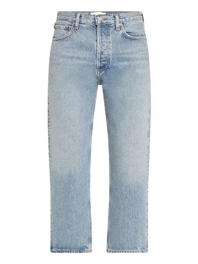 90s Pinch Waist Cropped Jeans