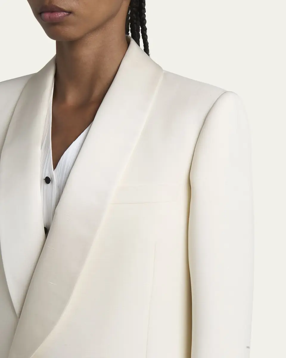 Loro Piana Doreen Double-Breasted Wool Jacket | Thumbnail 5 Loro Piana Doreen Double-Breasted Wool Jacket | Thumbnail 5