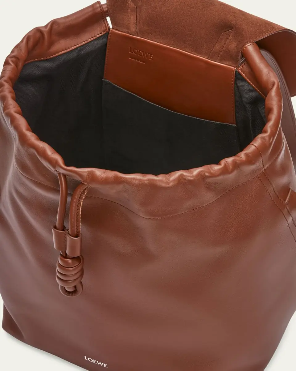 Loewe Men's Flamenco Suede Backpack | Thumbnail 11 Loewe Men's Flamenco Suede Backpack | Thumbnail 11