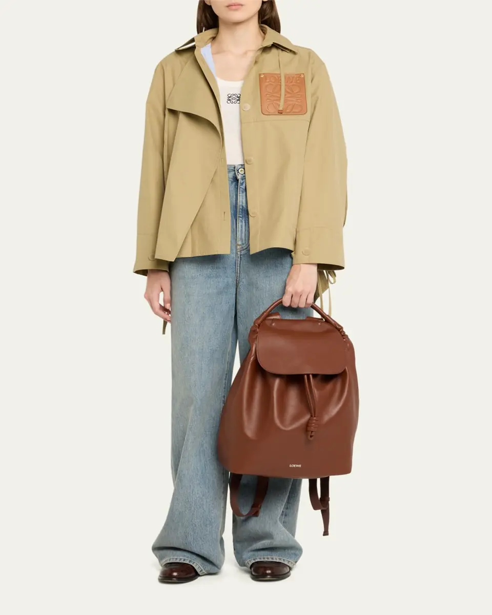 Loewe Men's Flamenco Suede Backpack | Thumbnail 12 Loewe Men's Flamenco Suede Backpack | Thumbnail 12