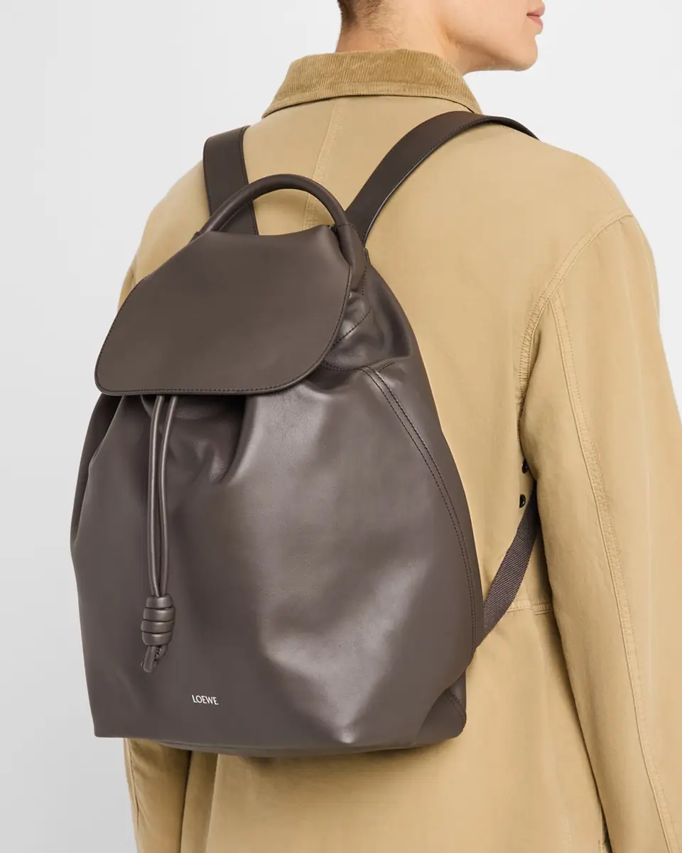 Loewe Men's Flamenco Suede Backpack | Thumbnail 13 Loewe Men's Flamenco Suede Backpack | Thumbnail 13