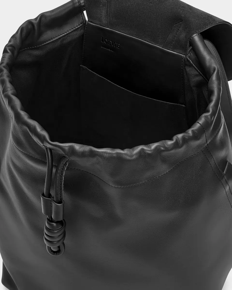 Loewe Men's Flamenco Suede Backpack | Thumbnail 3 Loewe Men's Flamenco Suede Backpack | Thumbnail 3