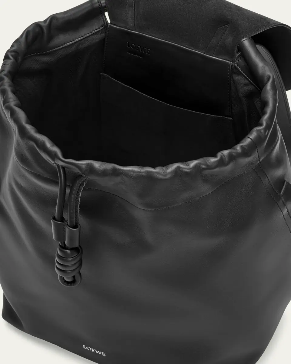 Loewe Men's Flamenco Suede Backpack | Thumbnail 8 Loewe Men's Flamenco Suede Backpack | Thumbnail 8
