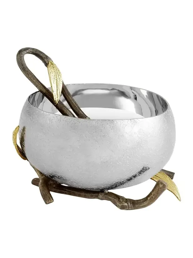 Michael Aram Zen Garden Nut Bowl with Spoon