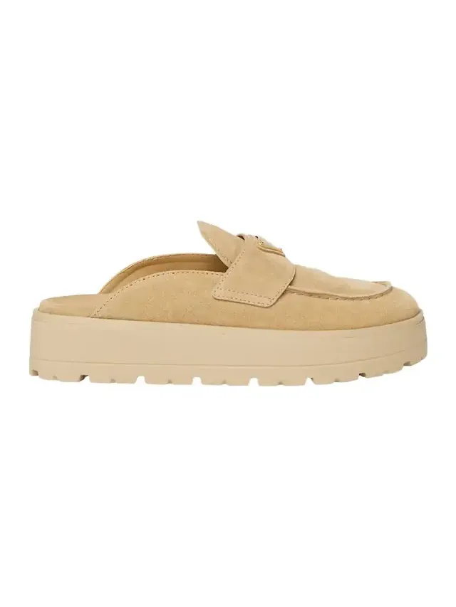 Fussbett Suede Loafer Mules