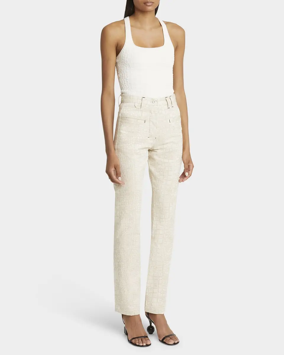 Jacquemus The Bisou Geometric Leather Sandals | Thumbnail 2