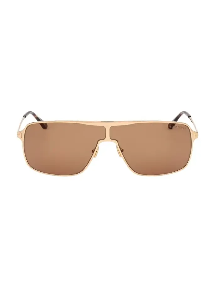Zappa Metal and Acetate Aviator Sunglasses