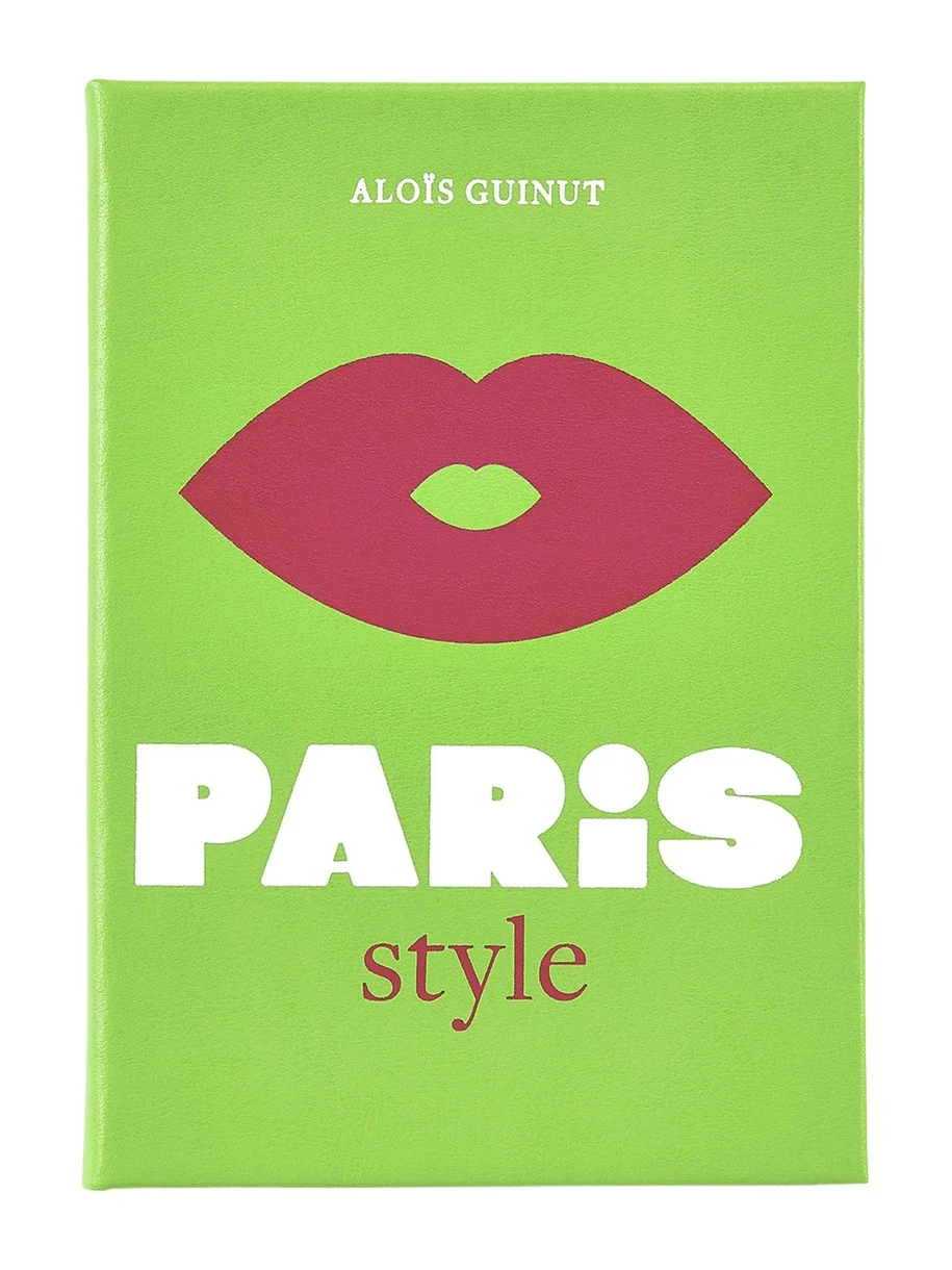 Graphic Image "Little Book of Paris Style" Leather-Bound Book by Alois Guinut