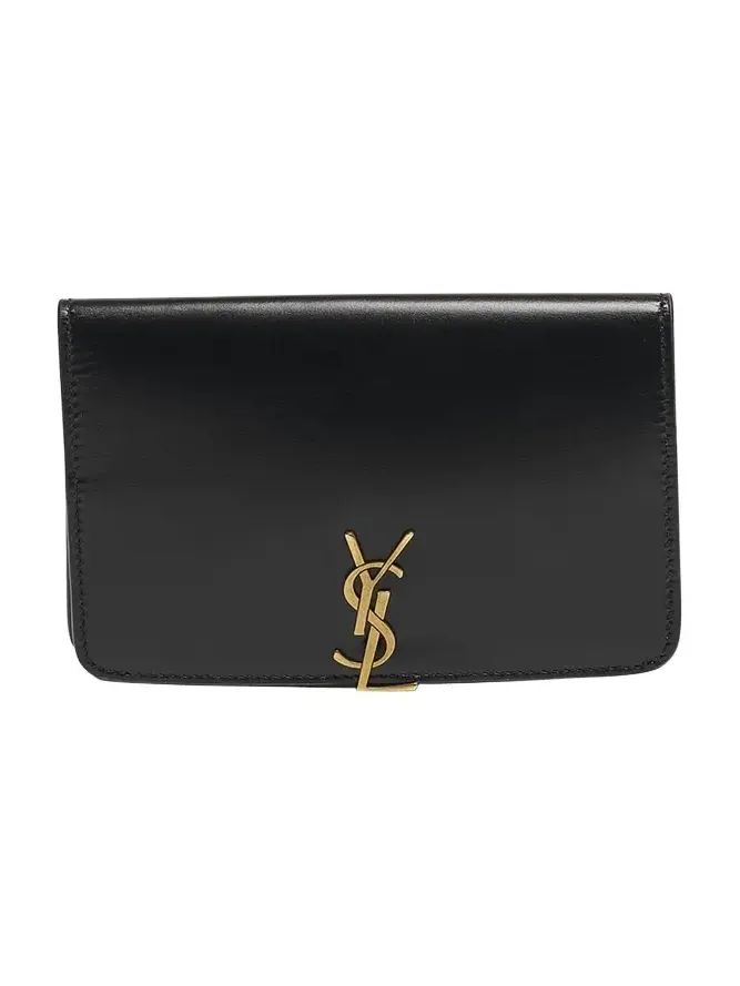 Saint Laurent YSL Passport Holder in Calfskin