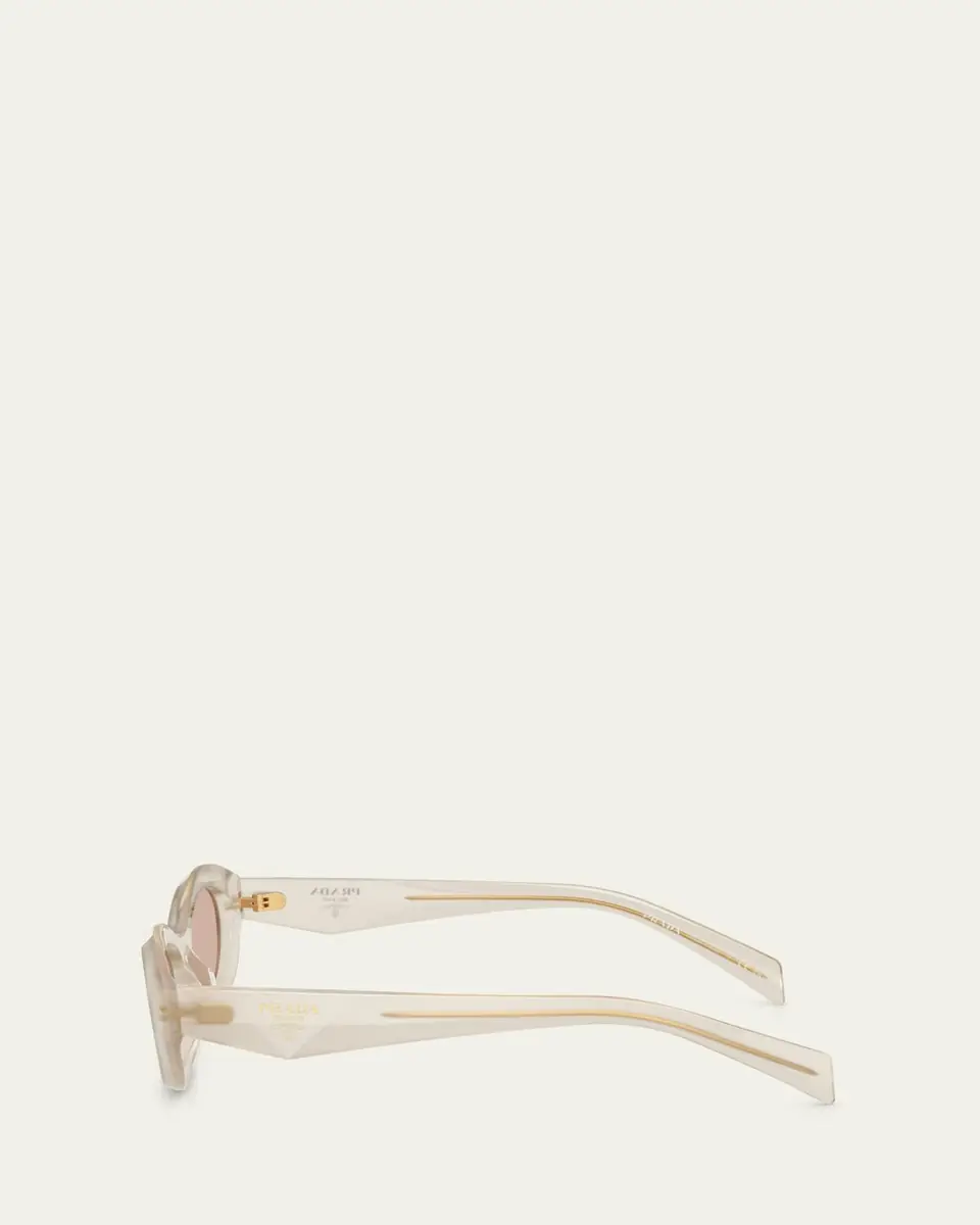 Prada PR 26ZS Beveled Acetate & Plastic Oval Sunglasses | Thumbnail 5 Prada PR 26ZS Beveled Acetate & Plastic Oval Sunglasses | Thumbnail 5